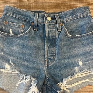 Levi's Blue Jean Shorts
